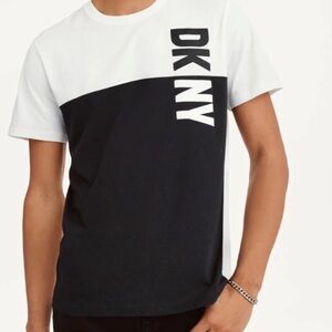 DKNY black & white t-shirt